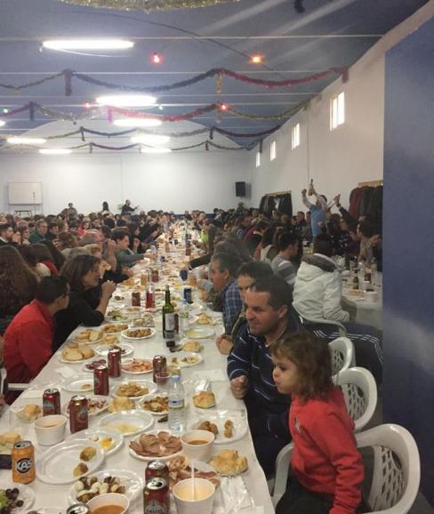 Almuerzo benéfico de Navidad en Ampudia