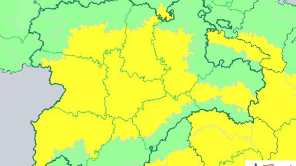 Palencia permanece en alerta amarilla por frío