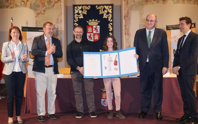 Una alumna de 1º de la ESO de Burgos gana el concurso ¿Qué es un rey para ti?